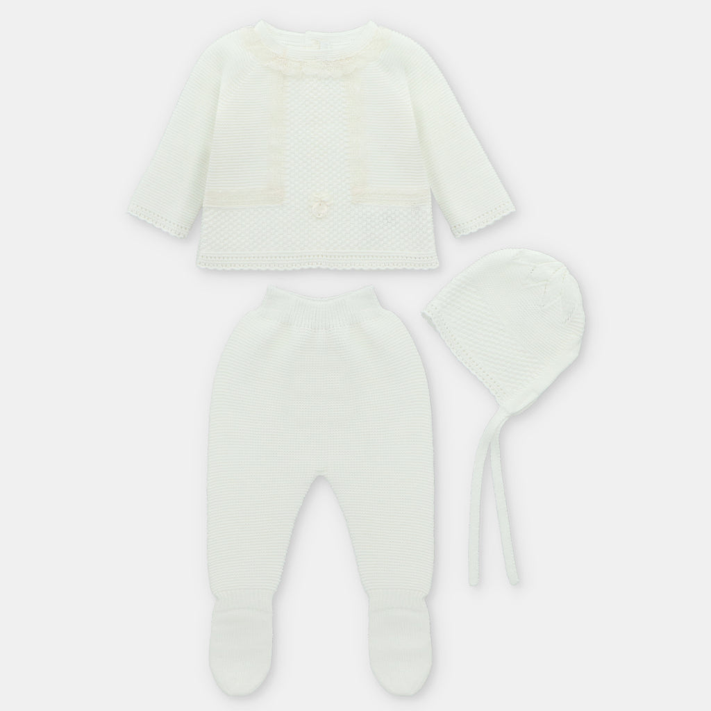 Conjunto De Tres Piezas Para Niña