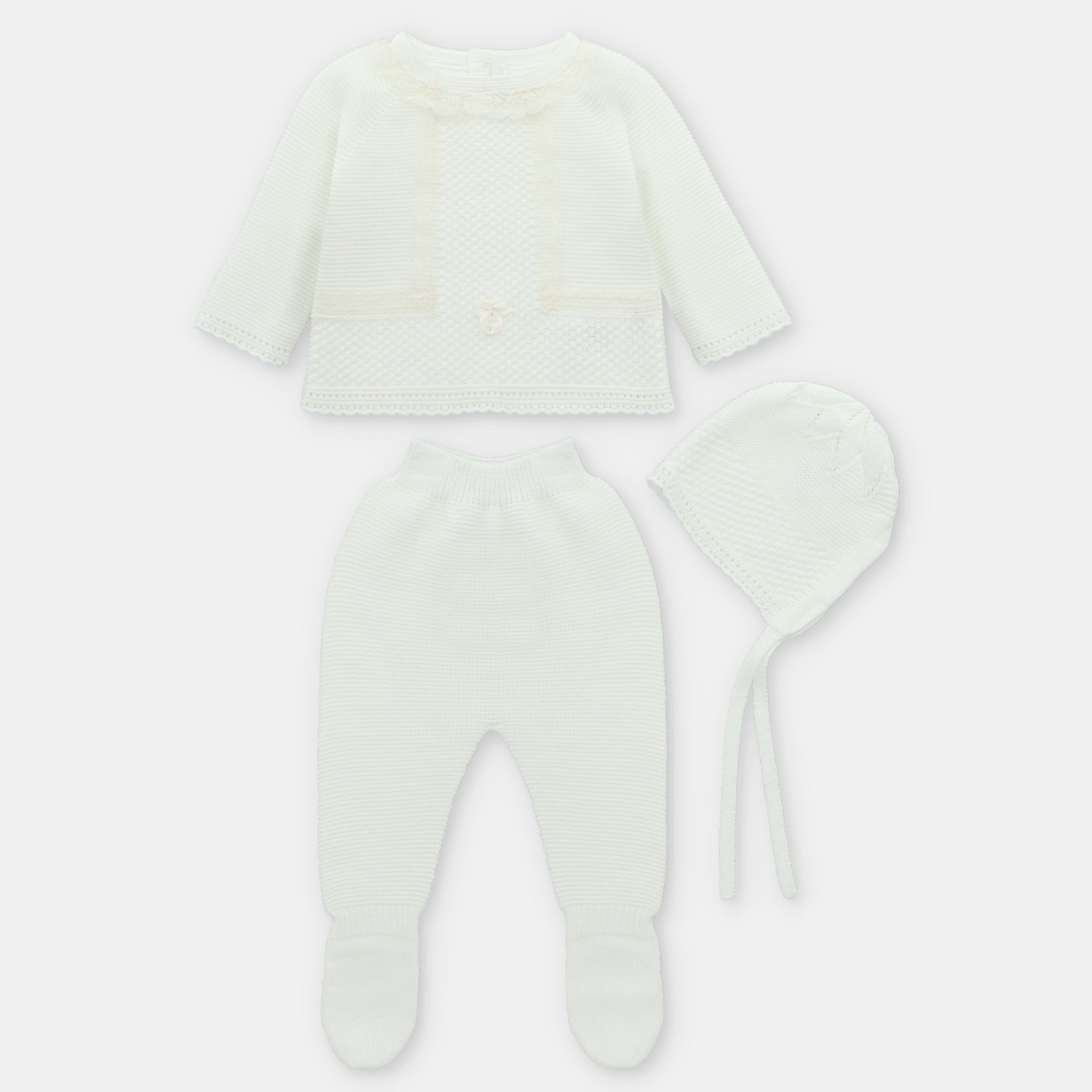 Conjunto De Tres Piezas Para Niña