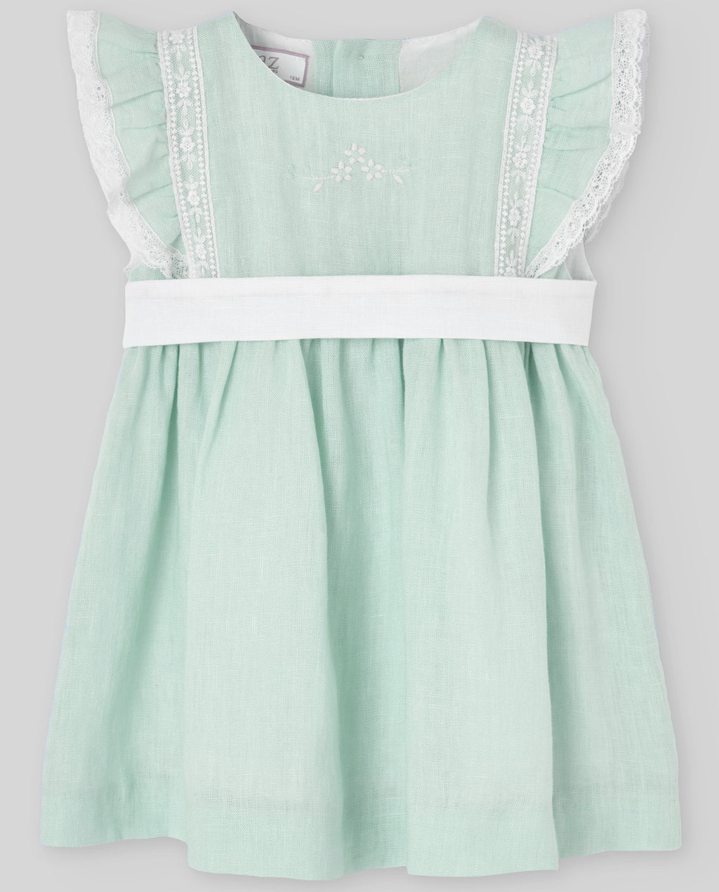 Vestido Lino con Bordado "Ceremonia"