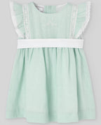 Vestido Lino con Bordado "Ceremonia"