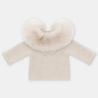 Trenka De Punto Con Pelo Artificial Unisex