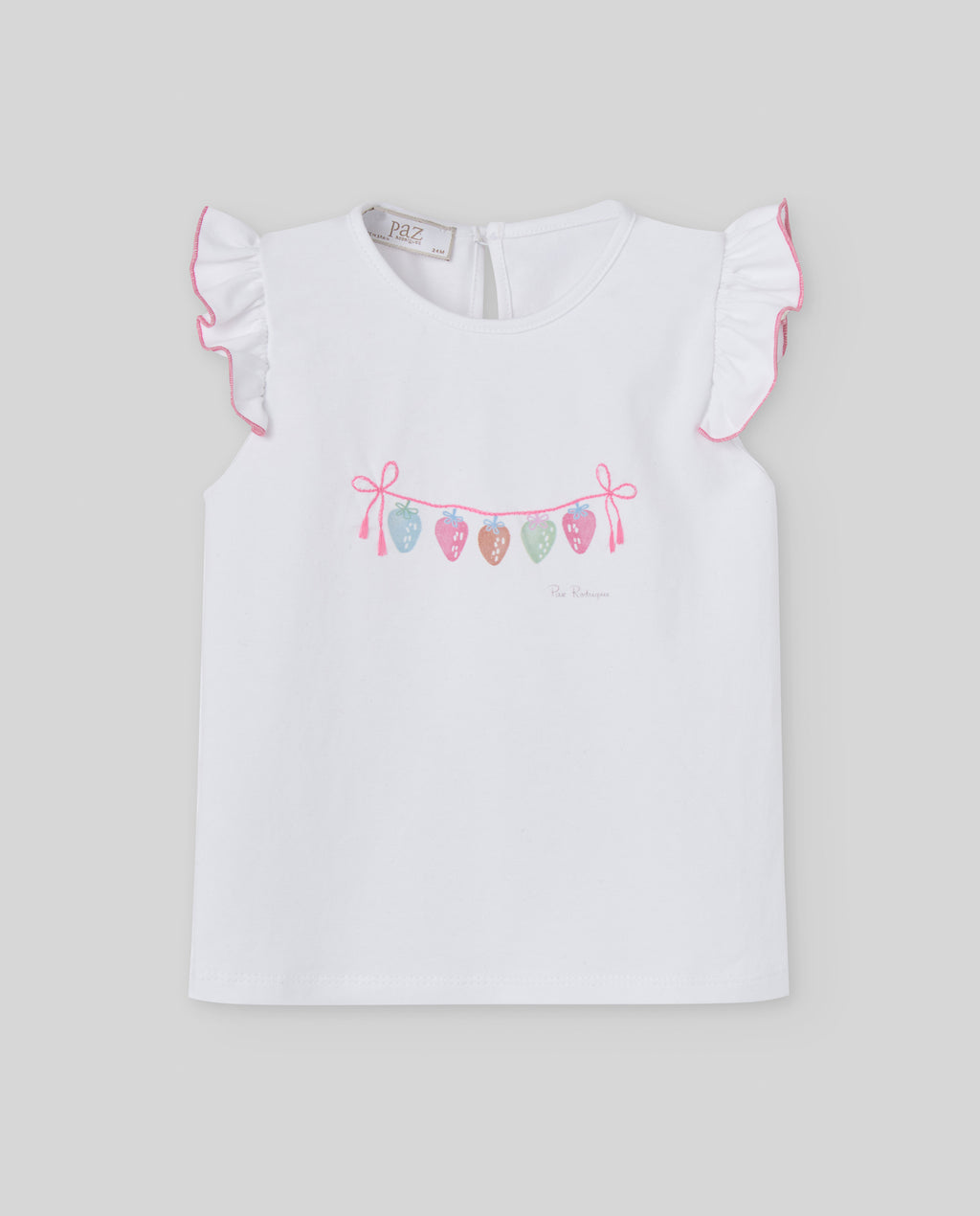 Conjunto de baño Paz Rodríguez “fresas”