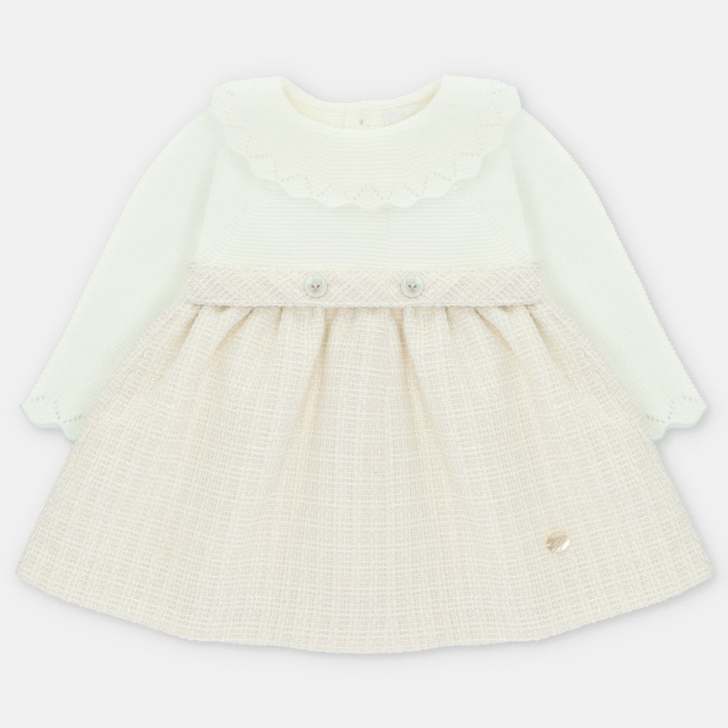 Vestido de punto de tela Derby para niña | Martín Aranda