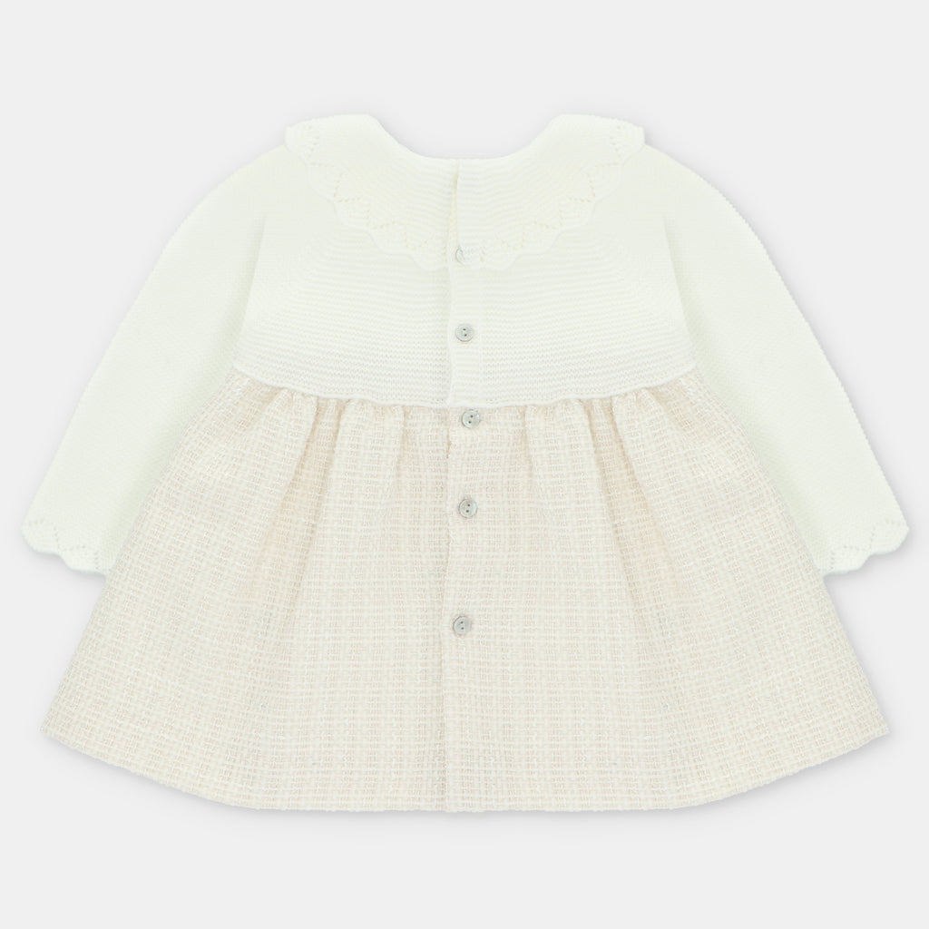 Vestido de punto de tela Derby para niña | Martín Aranda