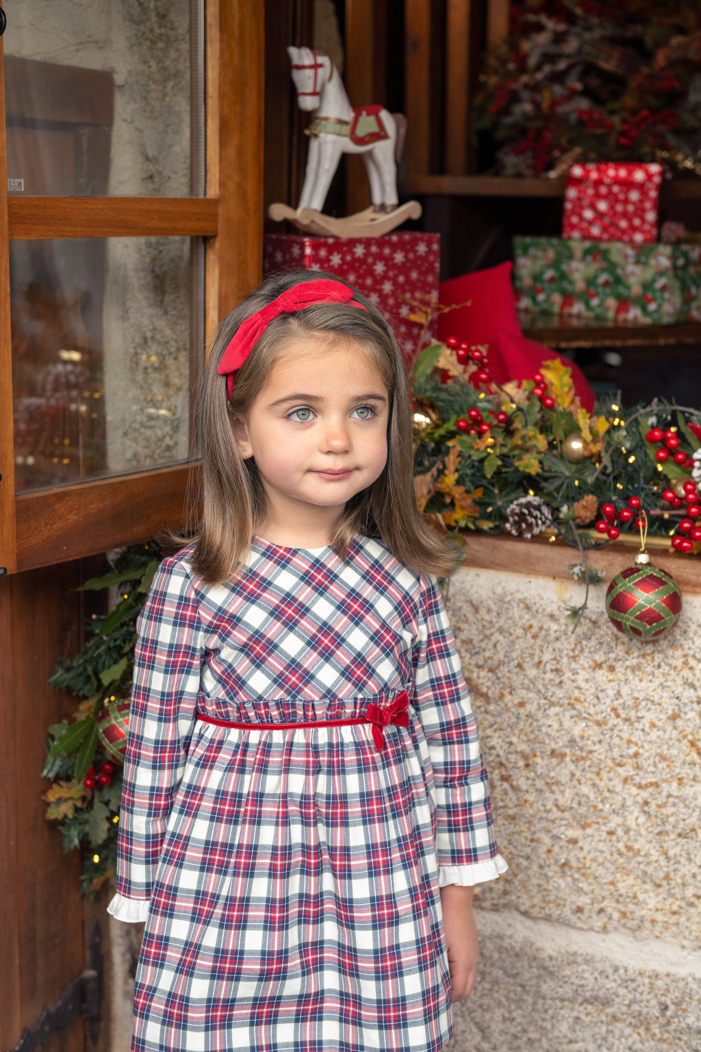 Vestido de cuadros NADAL para niña | Paz Rodríguez