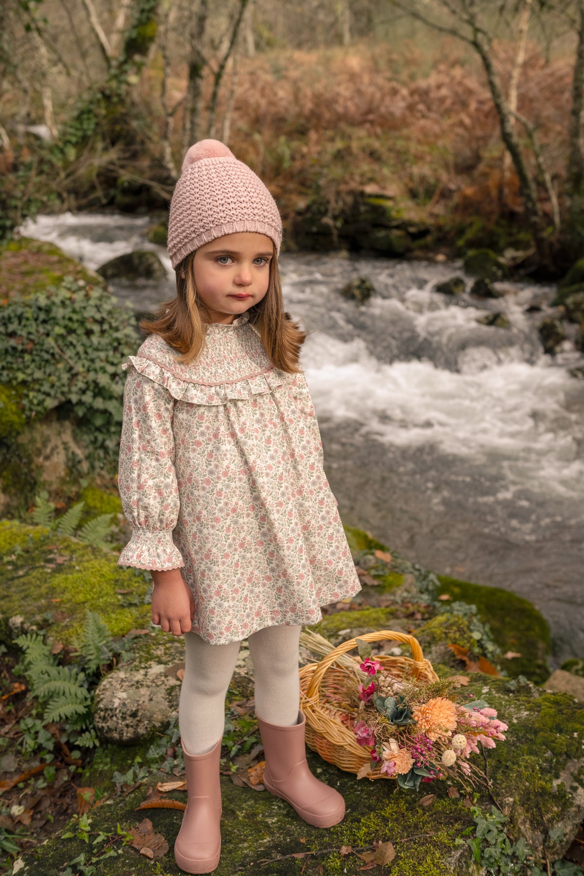 Vestido floral LEDICIA para niña | Paz Rodríguez