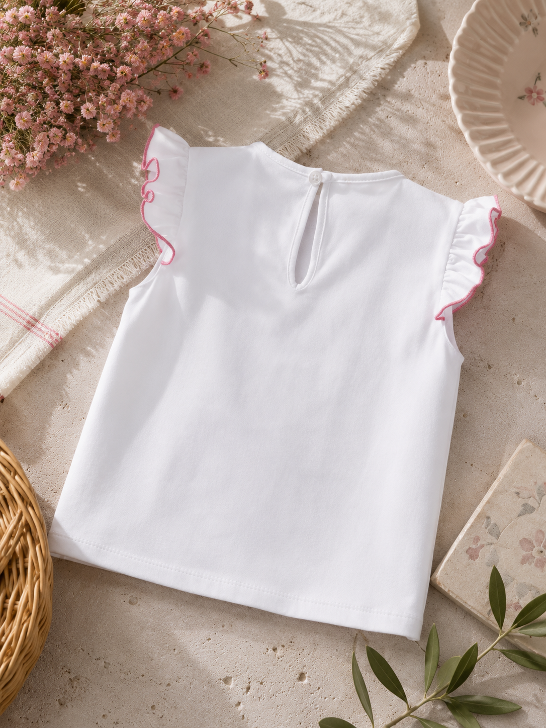 Camiseta Niña Fresas "Baño"