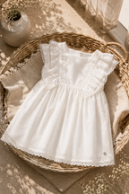 Vestido Organza Plumety Infantil "Ceremonia"