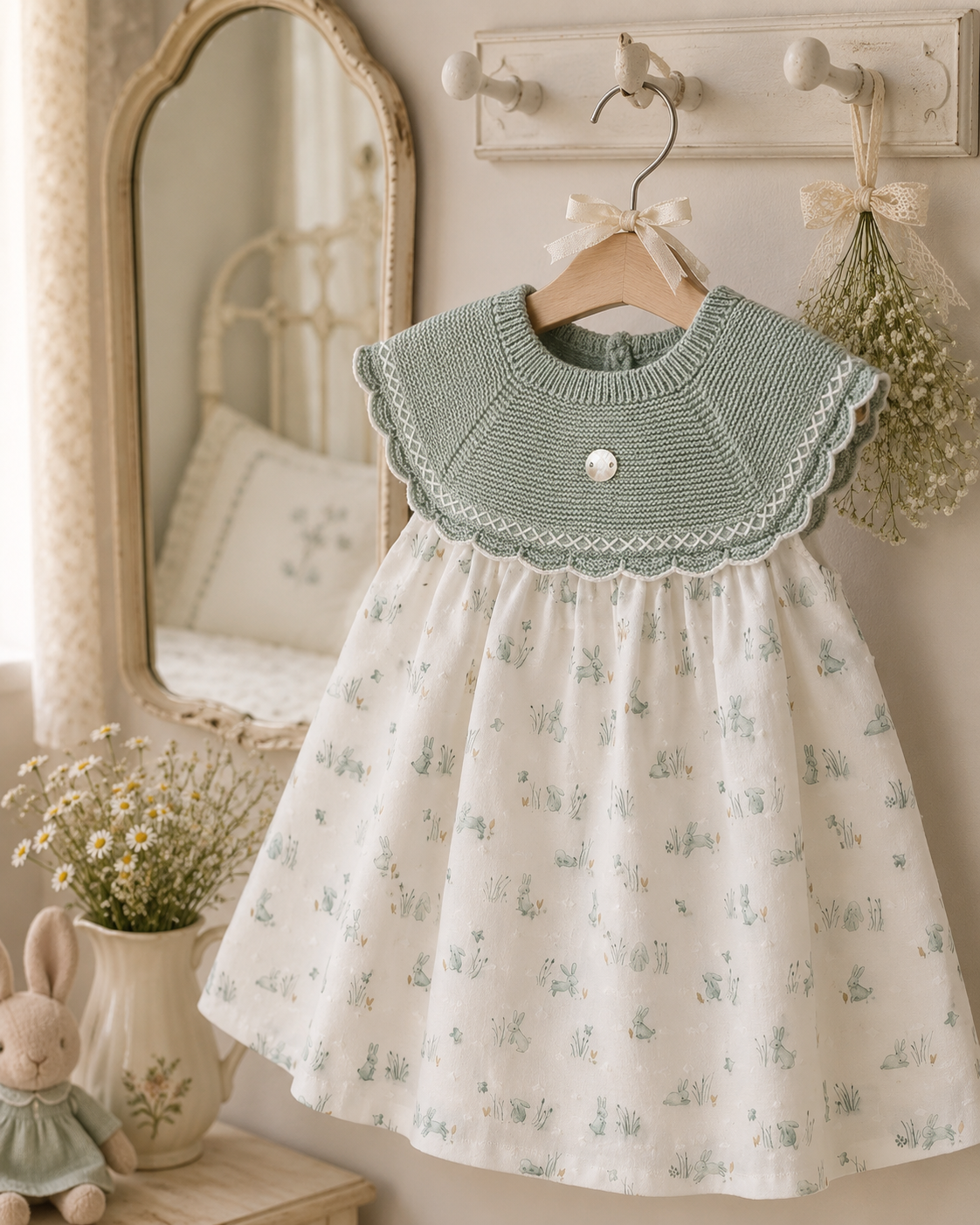Vestido Niña Verde
