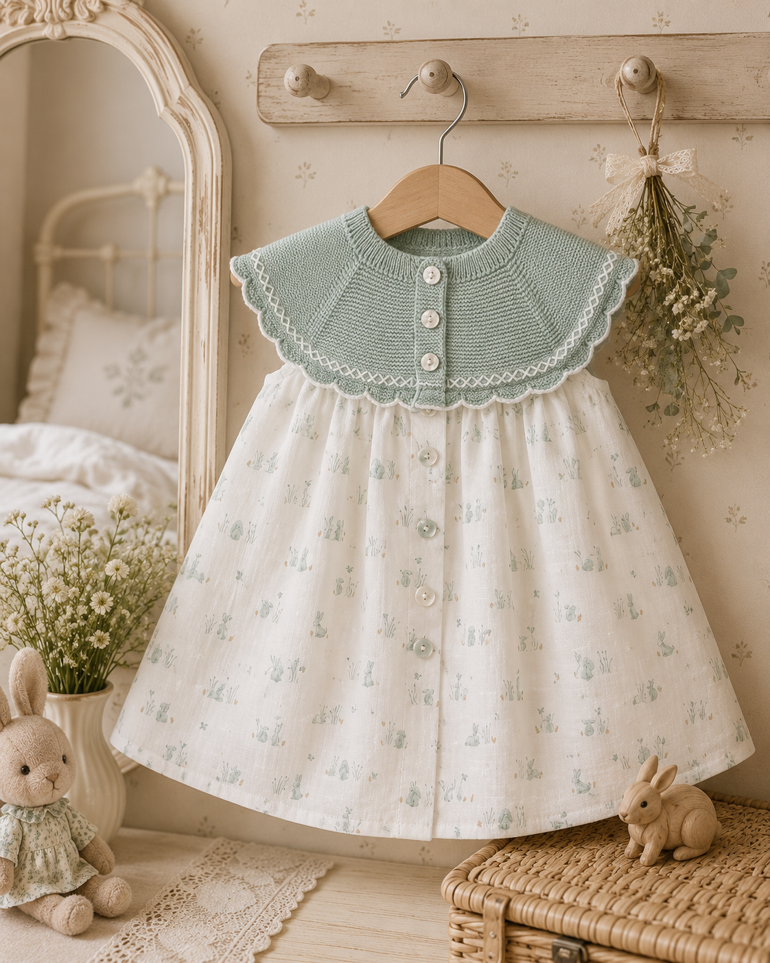 Vestido Niña Verde