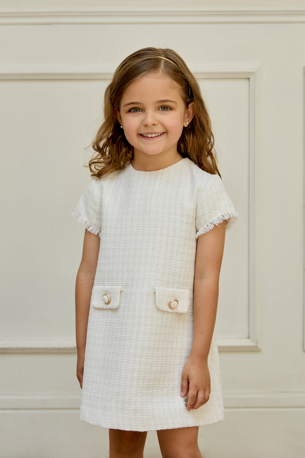 Vestido de niña de tela Derby | Martín Aranda