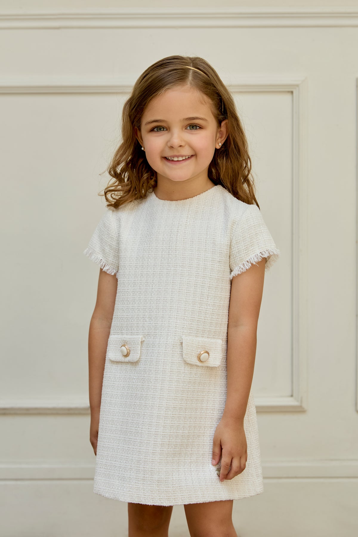 Vestido de niña de tela Derby | Martín Aranda
