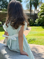 Vestido Lino con Bordado “Ceremonia” - Paz Rodríguez