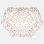 Cubrepañal del conjunto exclusivo floral para bebé.