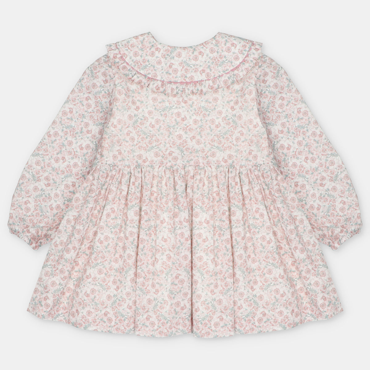Vestido floral con botones para niña de Martín Aranda, referencia 047-20324.