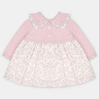 Vestido del conjunto exclusivo floral para bebé.