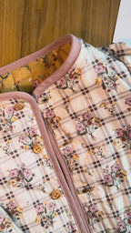 Chaquetón Niña Infantil Reversible Estampado  “Galatea” - Paz Rodríguez