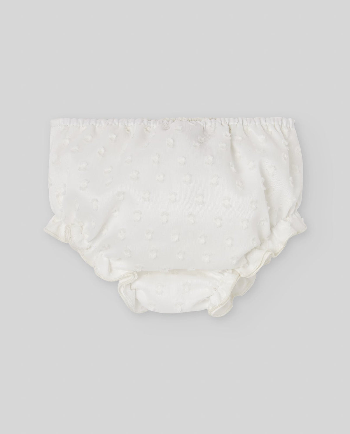 Cubrepañal del conjunto exclusivo PAZ de plumeti para bebé.